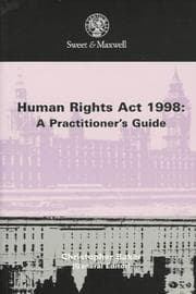 Tapa de The Human Rights Act 1998