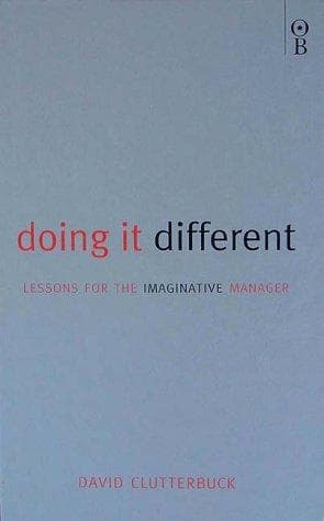 Tapa de Doing It Different