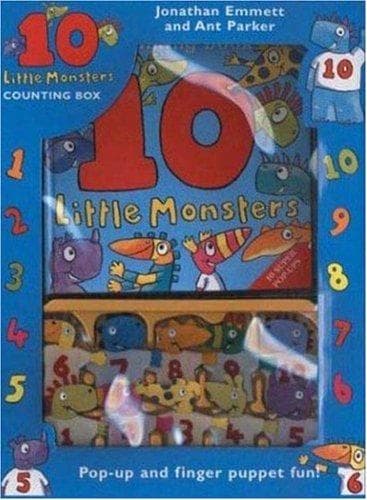 Tapa de Ten Little Monsters Counting Box