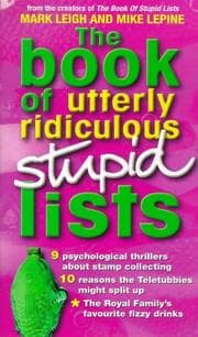 Tapa de Book of Utterly Ridiculous Stupid Lists