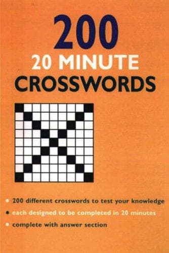 Tapa de 200 20-minute Crosswords