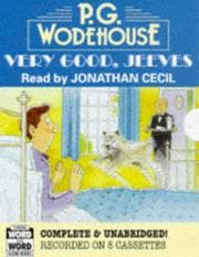 Tapa de Very Good, Jeeves (Bertie Wooster & Jeeves)