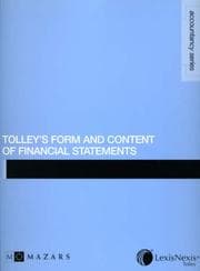 Tapa de Tolley's Form and Content of Financial Statements