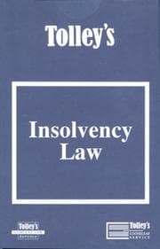 Tapa de Tolley's Insolvency Law