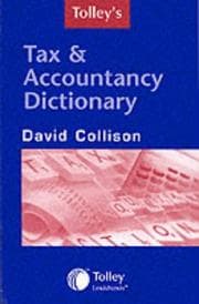 Tapa de Tolley's Tax and Accountancy Dictionary