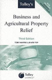 Tapa de Tolley's Business and Agricultural Property Relief