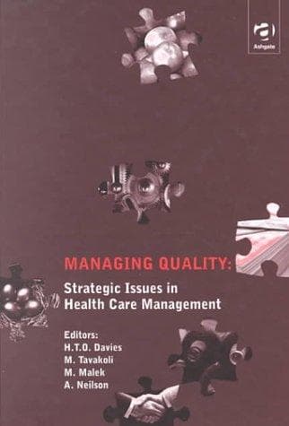 Tapa de Managing quality