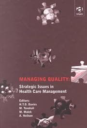 Tapa de Managing quality