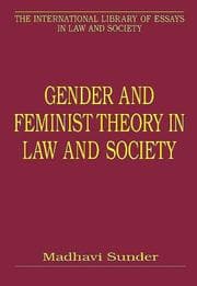 Tapa de Gender and Feminist Theory in Law and Society (International Library of Essays in Law and Society)