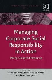 Tapa de Managing corporate social responsibility in action