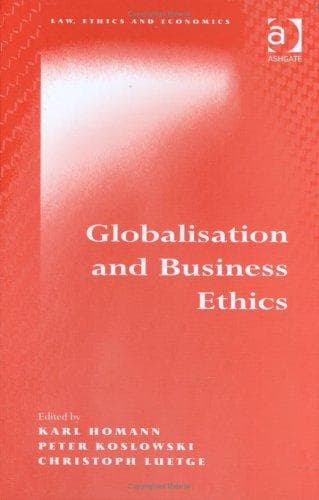 Tapa de Globalisation and business ethics