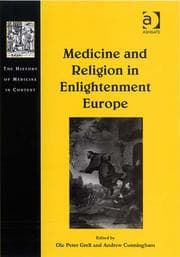 Tapa de MEDICINE AND RELIGION IN ENLIGHTENMENT EUROPE; ED. BY OLE PETER GRELL