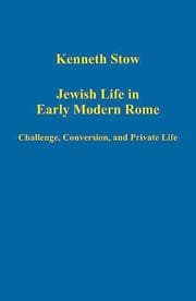 Tapa de Jewish Life in Early Modern Rome