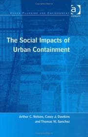 Tapa de The social impacts of urban containment