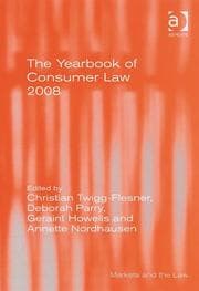 Tapa de The yearbook of consumer law