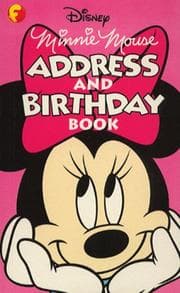 Tapa de Minnie Mouse Addresses and Birthdays Book