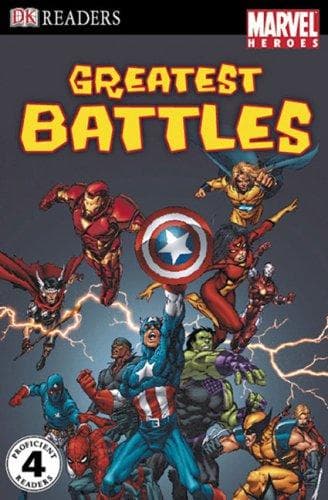 Tapa de Marvel Heroes Greatest Battles (DK READERS)