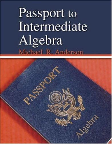 Tapa de Passport to Intermediate Algebra