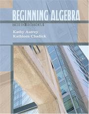 Tapa de Beginning Algebra