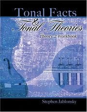Tapa de Tonal Facts and Tonal Theories