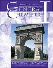 Tapa de General Chemistry I Laboratory Manual
