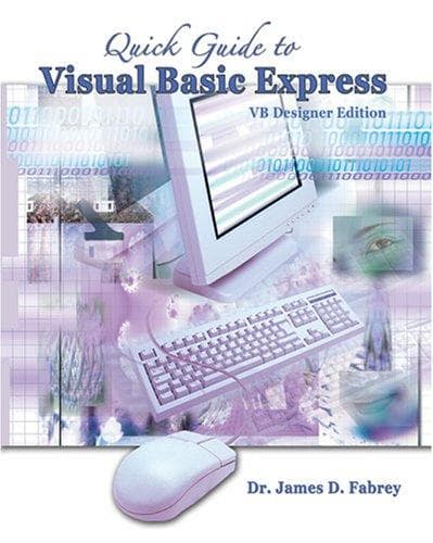 Tapa de Quick Guide to Visual Basic Express