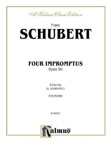 Tapa de Four Impromptus, Op. 90