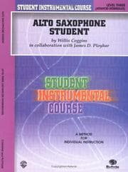 Tapa de Student Instrumental Course Alto Saxophone Student