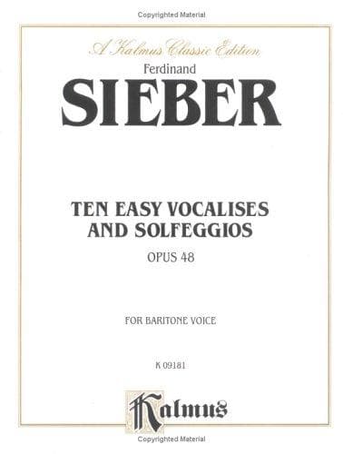 Tapa de Ten Easy Vocalises and Solfeggios