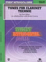 Tapa de Student Instrumental Course, Tunes for Clarinet Technic, Level I (Student Instrumental Course)