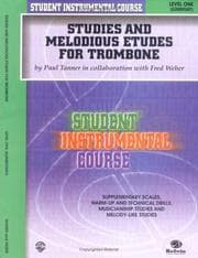 Tapa de Student Instrumental Course Studies and Melodious Etudes for Trombone