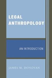 Tapa de Legal Anthropology