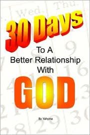 Tapa de 30 Days to a Better Relationship With God