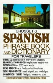 Tapa de Grosset's Spanish Phrase Book and Dictionary for Travelers (Grosset's Phrase Book and Dictionary Series)