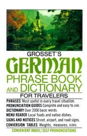 Tapa de Grosset's German Phrase Book and Dictionary for Travelers