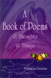 Tapa de Book of Poems & Thoughts & Things
