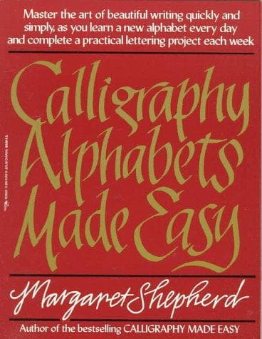 Tapa de Calligraphy alphabets made easy