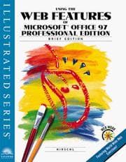 Tapa de Using the Web Features of Microsoft Office 97 Professional Edition