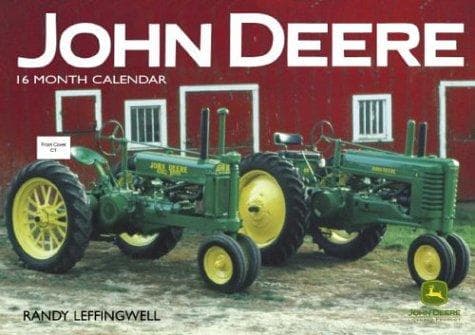 Tapa de John Deere 2005 Calendar