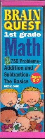 Tapa de Brain Quest 1st Grade Math (Brain Quest)