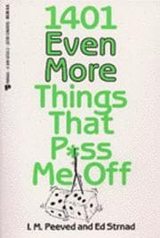 Tapa de 1,401 even more things that p*ss me off
