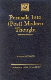 Tapa de Perusals into (Post) Modern Thought