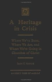 Tapa de A Heritage in Crisis