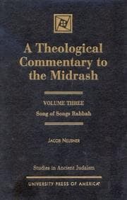 Tapa de A Theological Commentary to the Midrash - Volume III