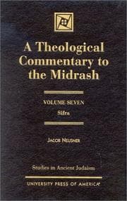 Tapa de A Theological Commentary to the Midrash