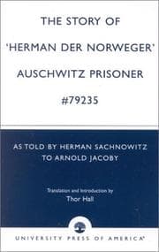 Tapa de The Story of 'Hernan der Norweger' Auschwitz Prisoner #79235