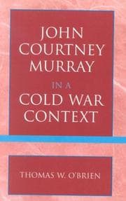 Tapa de John Courtney Murray in a Cold War Context