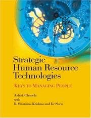 Tapa de Strategic Human Resource Technologies