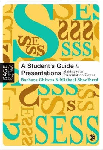 Tapa de A student's guide to presentations