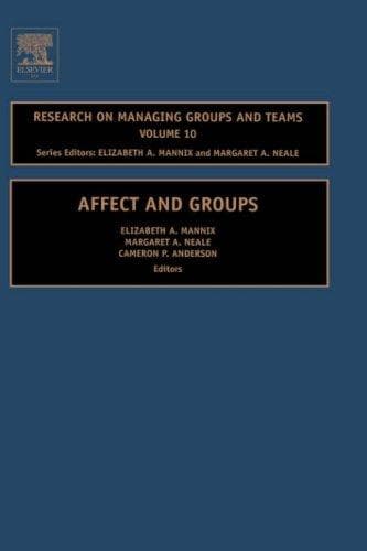 Tapa de Affect and Groups (Research on Managing Groups and Teams)